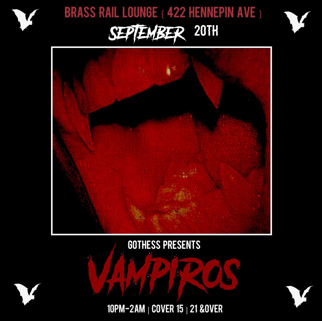 Vampiros Gothess Brass Rail (Sept 2025)